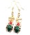 Contemporary Gucci Diamond Malachite Carnelian Scarab Yellow Gold Drop Earrings, A Pair For Sale - Image 3 of 5