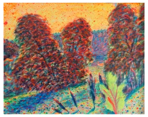 Ilze Avotina, The Coming, 1994, Acrylic on Cardboard