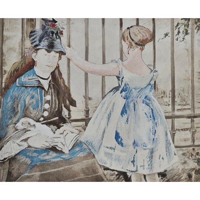 Edouard Manet, Gare St.-Lazare, 1918, Lithograph For Sale - Image 3 of 10