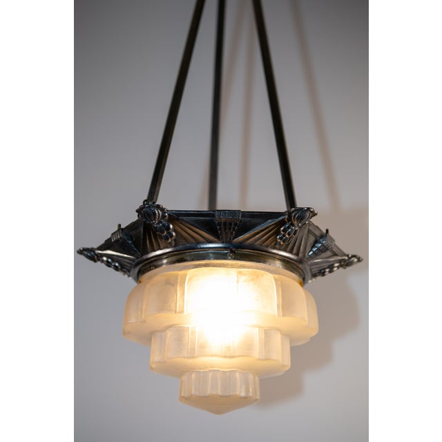 Art Deco Ceiling Light, France, 1930 For Sale - Image 3 of 9