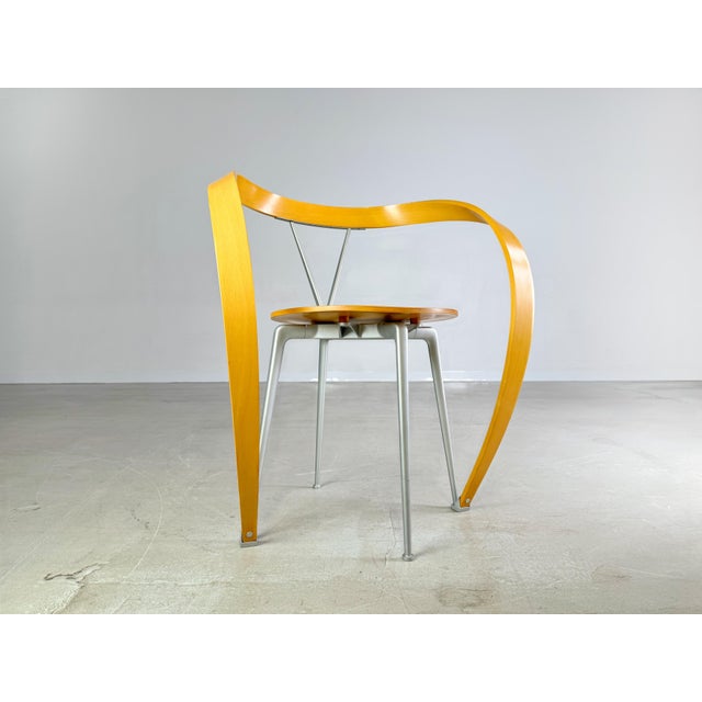 Postmodern Reverse Chairs by Andrea Branzi for Cassina, Set of 4 For Sale - Image 3 of 17