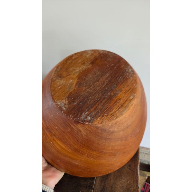 Mid 20th Century Danish Modern Sculptural Teak Caesar Salad Bowl Set, 5 Pieces For Sale - Image 10 of 15