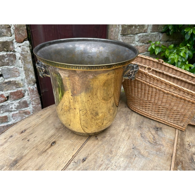 French Champagne Cooler Wine Cooler Horses by Louis Roederer, 1960s For Sale - Image 3 of 14