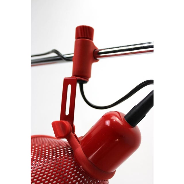 Red Floor Lamp from MIWI, West Germany, 1960s For Sale - Image 8 of 14