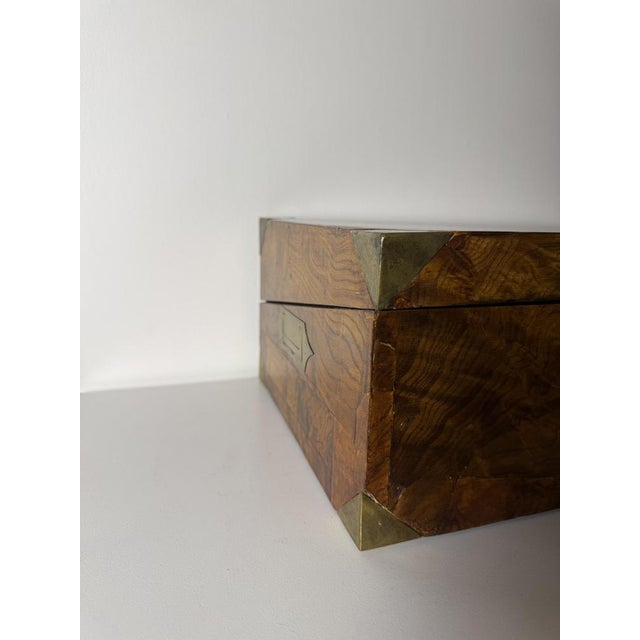 Walnut Burl Travel Desk, 19th Century For Sale - Image 17 of 18