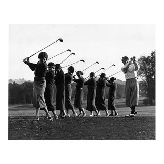 'Golf Lesson' Unframed Archival Pigment Print For Sale