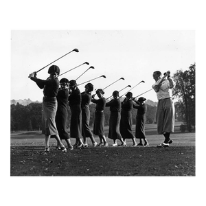 'Golf Lesson' Unframed Archival Pigment Print