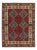 Red Antique Persian Kilim Rug in Burgundy & Blue Geometric Pattern For Sale - Image 8 of 8
