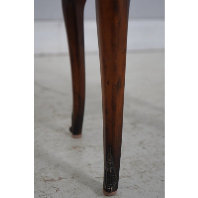 Pair Theodore Alexander French Style 1 Drawer End Tables For Sale - Image 12 of 16