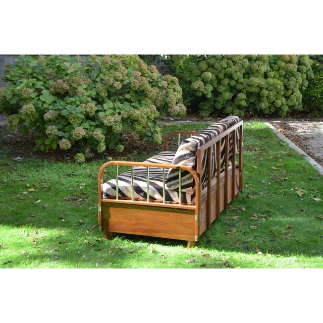 Lounger Sofa H-215 by Jindrich Halabala for Up Zavody, 1930s For Sale - Image 9 of 15