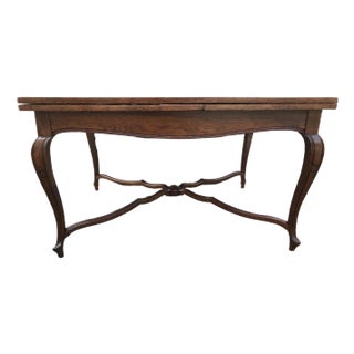 Vintage Extendable Dining Table, 1940s For Sale