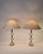 Scandinavian Modern Table Lamps with Orrefors Glass and Brass by Carl Fagerlund, 1960s, Set of 2 For Sale - Image 11 of 15