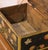 Green 18th Century French Normandy Carved & Painted "Coffre De Mariage" Wedding Trunk For Sale - Image 8 of 12