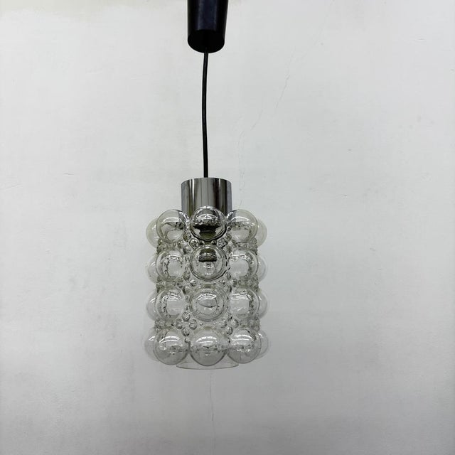 Large Bubble Glass Pendant by Helena Tynell for Limburg, Germany, 1970s For Sale - Image 16 of 18