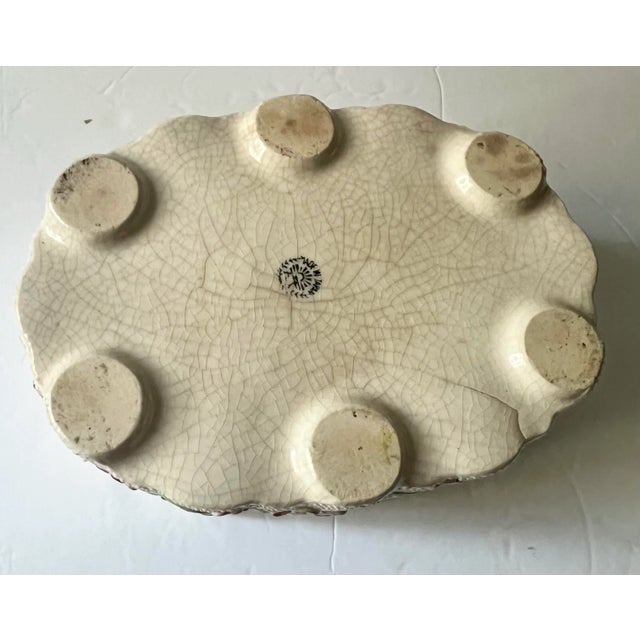 Ceramic Floral Porcelain Box Japan For Sale - Image 7 of 9