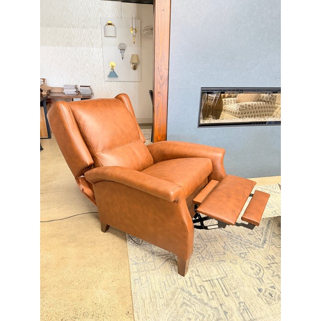 2020s Leathercraft Cary Power Recliner For Sale - Image 5 of 7