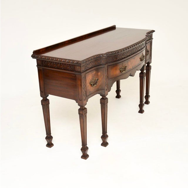 Antique Georgian Style Console Table, 1890s For Sale - Image 3 of 12