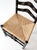 Vintage Hitchcock Style Ladder Back Chair With Rush Seat For Sale - Image 6 of 15