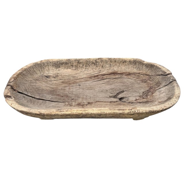 Rather Large 19th Century American Southwest Batea Washbasin For Sale - Image 4 of 15