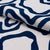 Schumacher SAMPLE - Schumacher Defeo Embroidery Fabric In Indigo For Sale - Image 4 of 4