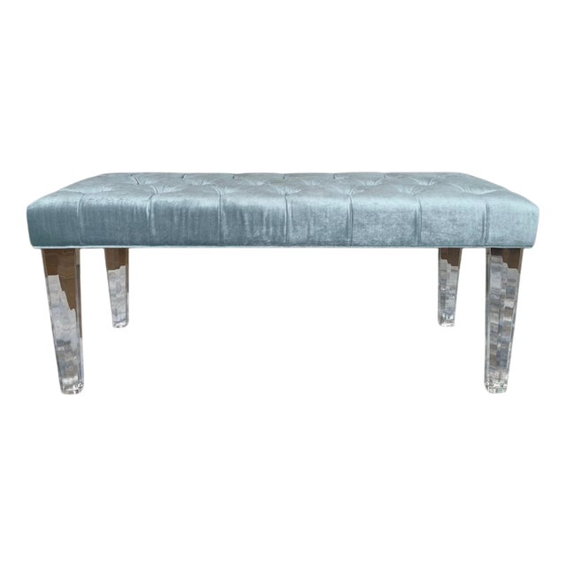 Glamorous Tufted Bench by Artefac For Sale