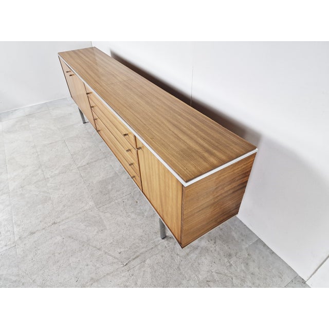 Vintage Sideboard attributed to Pieter De Bruye for Al Furniture, 1960s For Sale - Image 9 of 10