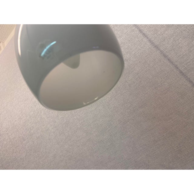 White Danish Modern H-2202 Ceiling Lamp in White Opal Glass from Holmegaard For Sale - Image 8 of 18