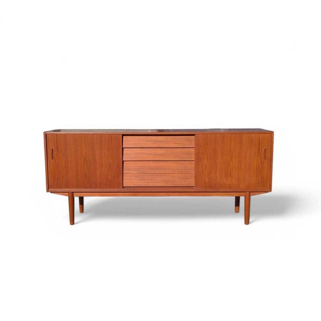 1960s Troeds Trio Teak Sideboard and Hutch by Nils Jonsson. A substantial Swedish teak storage system designed by Nils...