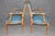 French Louis XV Style Walnut and Leather Set of 10 Dining Chairs C. 1940s For Sale - Image 4 of 15