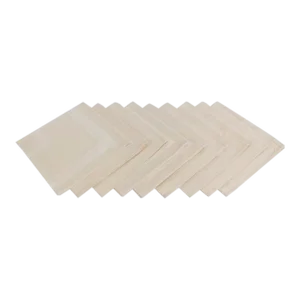 Exquisite Vintage Damask Linen Dinner Napkins - Set of 8 Made in Japan