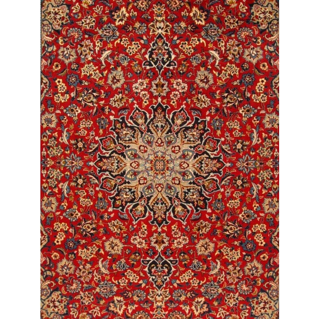 Middle Eastern Rug in Wool For Sale - Image 4 of 11
