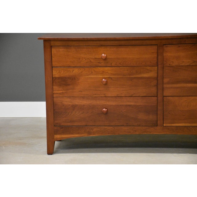 Brown 1990s Ethan Allen American Impressions Solid Cherry Dresser For Sale - Image 8 of 10