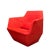 Red Facett Armchair by R. & E. Bouroullc for Ligne Roset For Sale