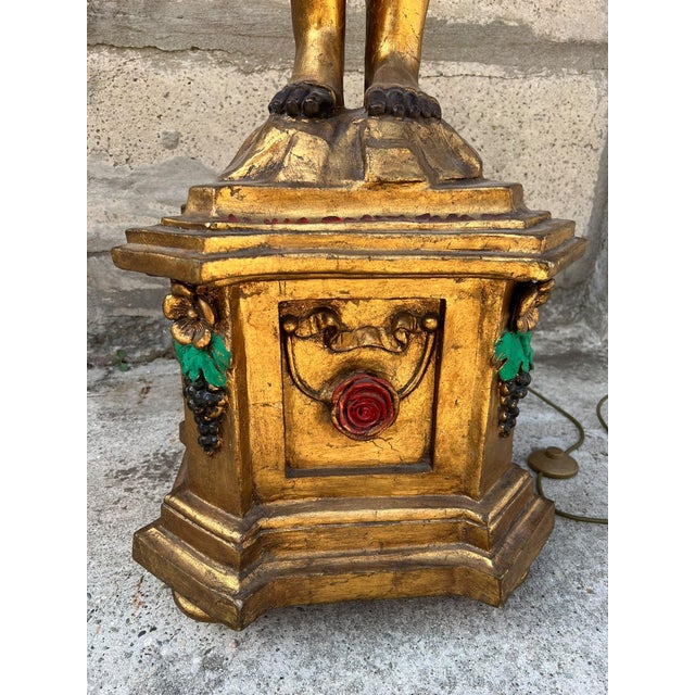 Nine-Light Floor Lamp in Venetian Moor Polychrome by Ignoto for Ignoto For Sale - Image 14 of 16