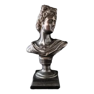 1990s Wildwood Bronze Bust Greek Goddess Neoclassical Statue