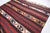 Late 19th Century Antique Caucasian Handwoven Kazak Kilim Rug -5' 10'' X 7' 5'' For Sale - Image 5 of 14