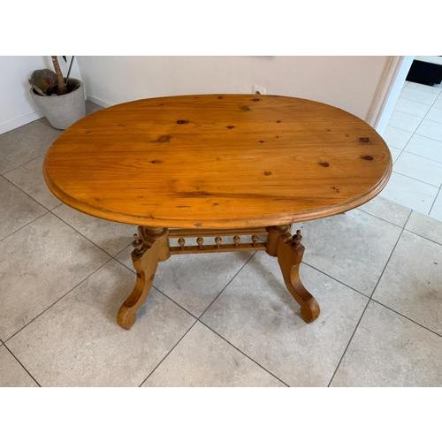 Farmhouse Table in Spruce For Sale - Image 9 of 11