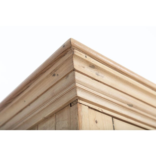 Large English Pine Glazed Panelled Dresser, 1860s For Sale - Image 11 of 15