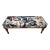 Handmade Turkish Rug Upholstered Ottoman Bench For Sale