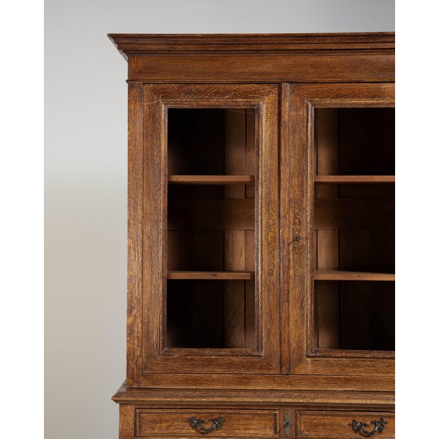 Eclectic Oak Vitrine, Antique, France, Circa 1880 For Sale - Image 4 of 16