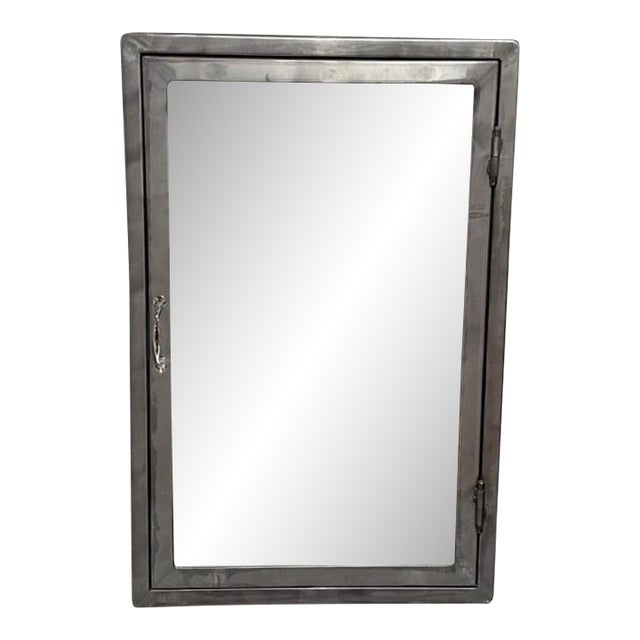 1990s Wall Hung Pharmacy Cabinet From Retired Restoration Hardware Collection For Sale