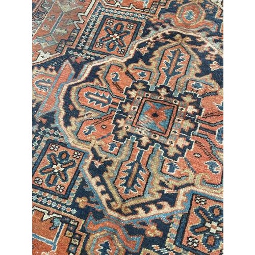 Large Antique Heriz Rug, 1890s For Sale - Image 9 of 18