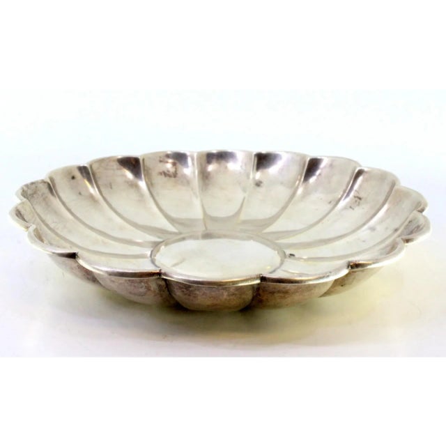 Fruit Bowl in Gummed Silver For Sale - Image 5 of 7