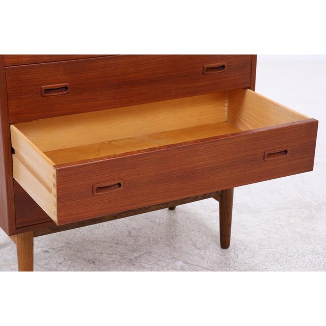 Vintage Teak Tallboy Chest of Drawers For Sale - Image 10 of 14