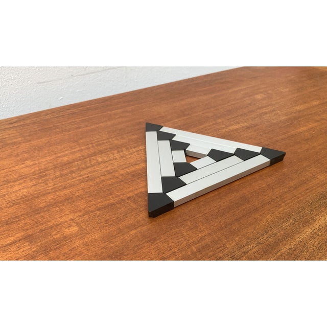Danish Triangular Trivet Coasters by Jorgen Meldgaard for Menu, 1980s, Set of 3 For Sale - Image 18 of 18