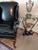 Rare No. 200 Bicentennial Limited Edition Leather Wingback Chair by Leathercraft-Hickory Nc. Excellent Condition For Sale - Image 9 of 12