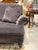 Early 21st Century Ethan Allen Hyde Sofa in Camby Indigo Performance Fabric With Nickel Nailhead Trim For Sale - Image 5 of 10