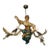 Antique Lusterweibchen Chandelier (Often Called a Bar Maiden or Forest Maiden Antler Chandelier), Originating From Germany For Sale