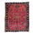 Antique Lamb Wool Artistic Botanical Mat Rug 1.11 x 2.2 For Sale