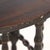 Brown 1940s William & Mary Style Turned Walnut Gate-Leg Drop-Leaf Accent Table For Sale - Image 8 of 11